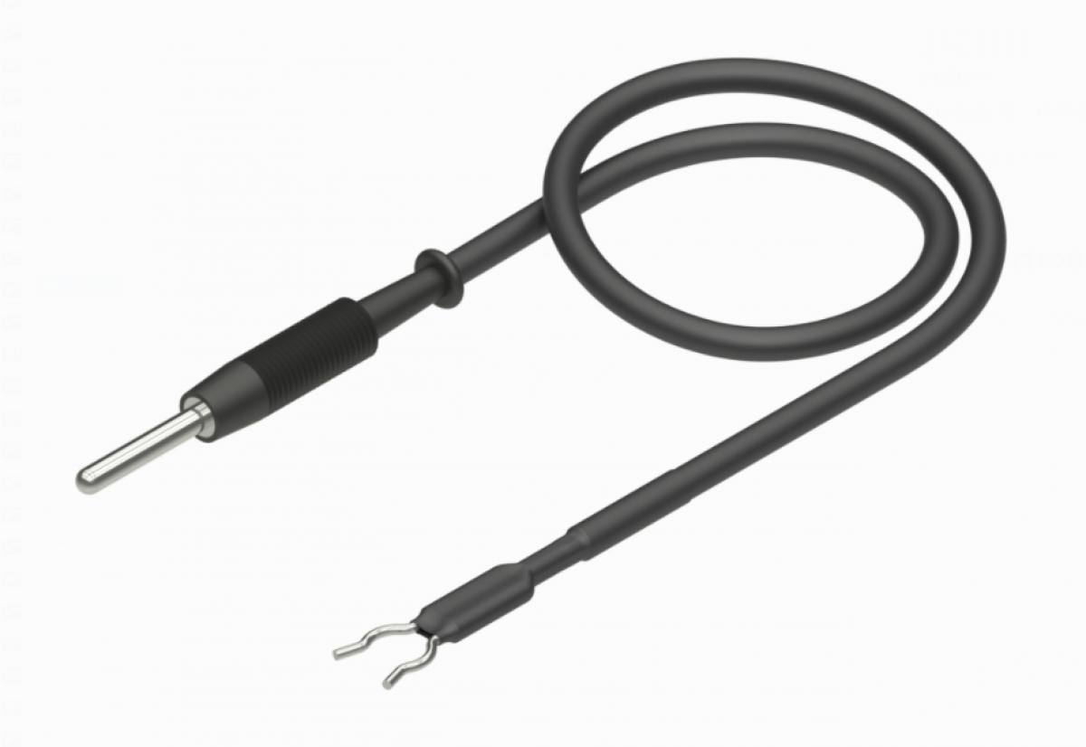 PMK Masseleitung 22 cm auf 2mm Bananenstecker 890-400-102 PMK Masseleitung 22 cm auf 2mm Bananenstecker 890-400-102