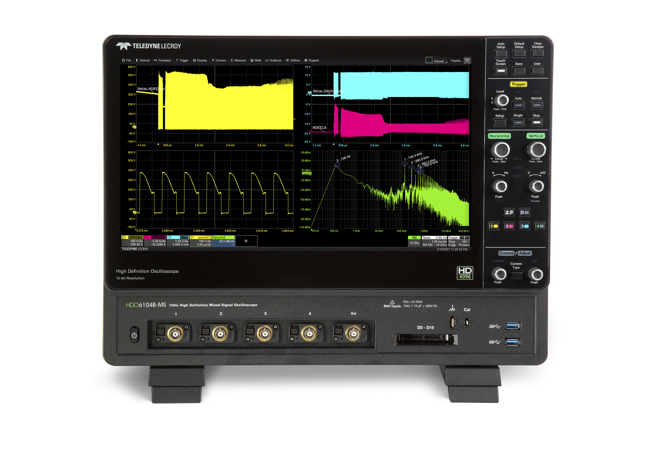 Teledyne LeCroy HDO6034B Oszilloskop - 350MHz, 4 Kanal Teledyne LeCroy HDO6034B Oszilloskop - 350MHz, 4 Kanal