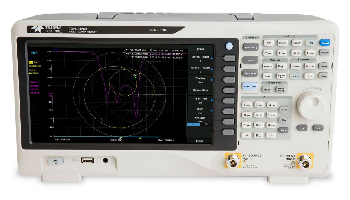 Teledyne Test Tools - Vektor Netzwerk Analyzer bis 1,5 GHz Teledyne Test Tools - Vektor Netzwerk Analyzer bis 1,5 GHz
