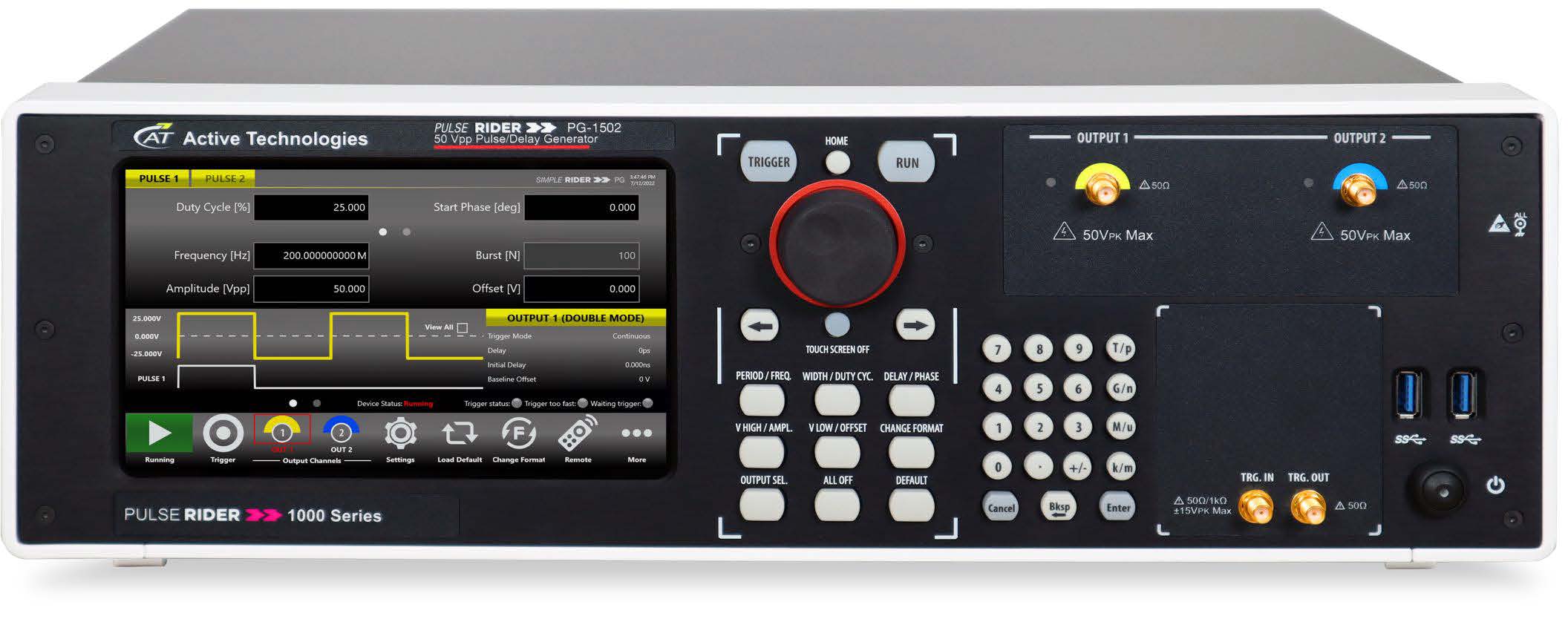 Active Technologies Impulsgenerator PG1502, 400 MHz - 2-Kanal Active Technologies Impulsgenerator PG1502, 400 MHz - 2-Kanal