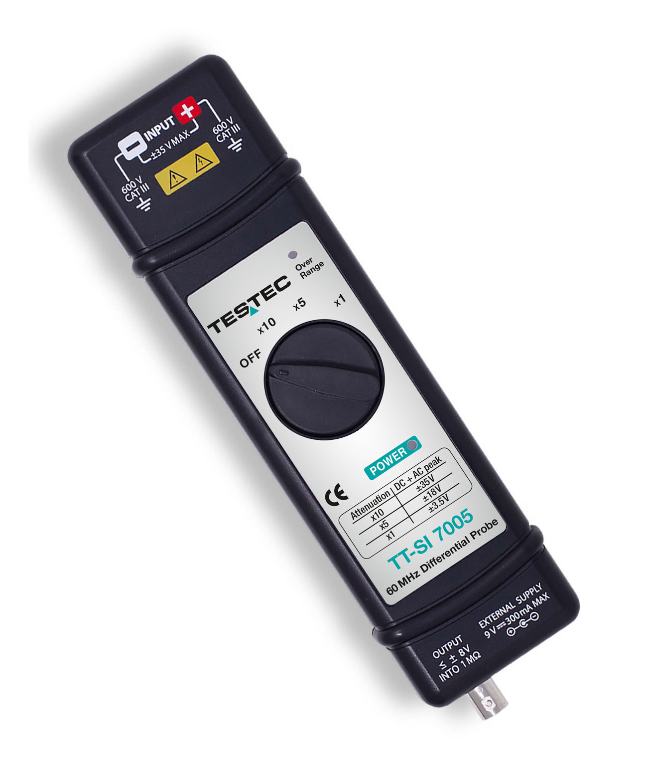 Testec Differenz-Tastkopf TT-SI 7005, ±35 V, 60 MHz Testec Differenz-Tastkopf TT-SI 7005, ±35 V, 60 MHz