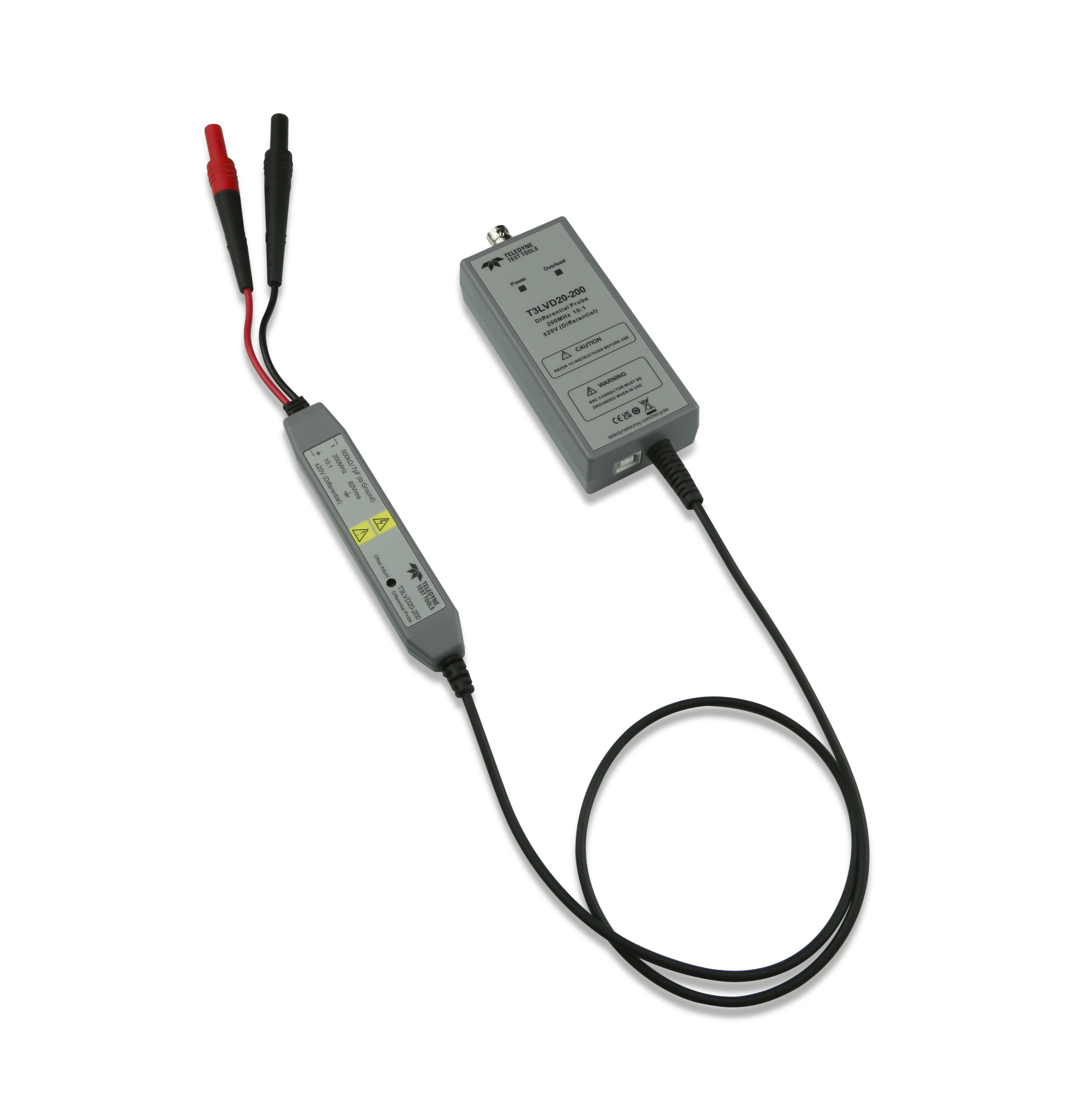 Teledyne Test Tools Low Voltage Differenztastkopf T3LVD20-200, 20 V, 200 MHz Teledyne Test Tools Low Voltage Differenztastkopf T3LVD20-200, 20 V, 200 MHz