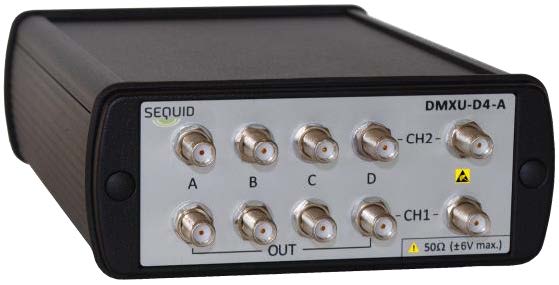Sequid Differentieller 2:8 HF-Multiplexer (DP4T), DMXU-D4-A Sequid Differentieller 2:8 HF-Multiplexer (DP4T), DMXU-D4-A