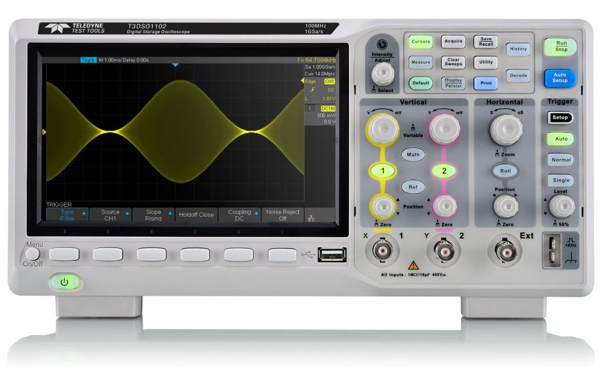 Teledyne Test Tools T3DSO1102 - 100MHz, 2 Kanal Teledyne Test Tools T3DSO1102 - 100MHz, 2 Kanal