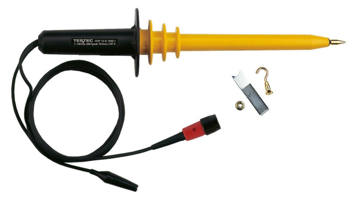 Testec Hochspannungs-Tastkopf TT-HVP-15B, 10 kV, 40 MHz Testec Hochspannungs-Tastkopf TT-HVP-15B, 10 kV, 40 MHz